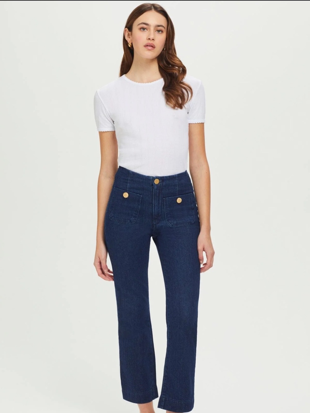GOLDIE Pointelle Tee - Picture 5 of 6